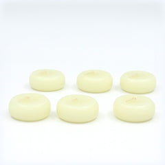 Beeswax Floating Candles, IVORY Round Shaped Candles for Vases, Centerpieces at Wedding, Party, Pool, Holidays - BCandle