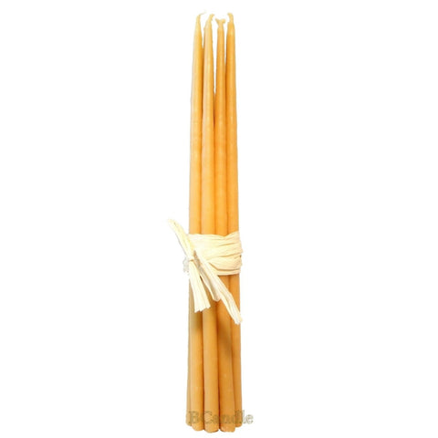 100% Beeswax Candles Organic Hand Made - 7 1/2 Tall, 3/4 Thick (each –  BCandle
